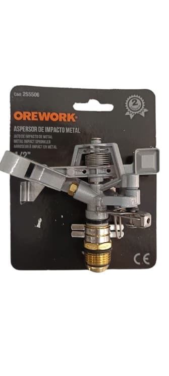 Aspersor de impacto metálico - 1/2" - Imagen 1