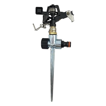 Aspersor de impacto metálico con estaca - 1/2" - Imagen 1