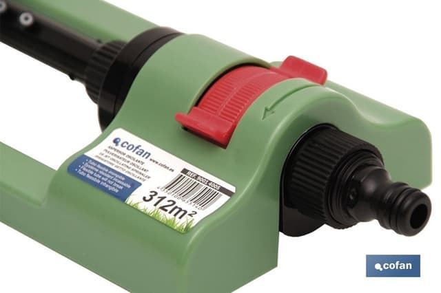 Aspersor de riego oscilante de 16 chorros - Imagen 2