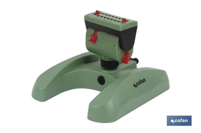 Aspersor de riego oscilante Multifunción | 16 posiciones de riego | - Imagen 2