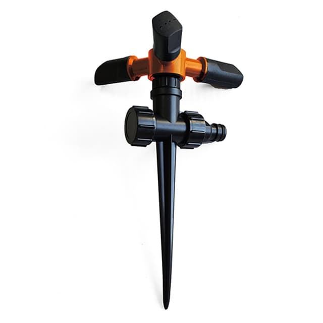 Aspersor rotativo de 3 brazos con estaca - Imagen 1