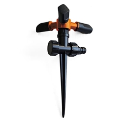 Aspersor rotativo de 3 brazos con estaca - Imagen 1