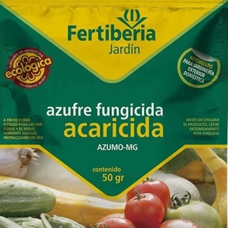 Azufre Fungicida Acaricida AZUMO-MG FERTIBERIA 50 gr - Imagen 1