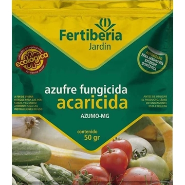 Azufre Fungicida Acaricida AZUMO-MG FERTIBERIA 50 gr - Imagen 1