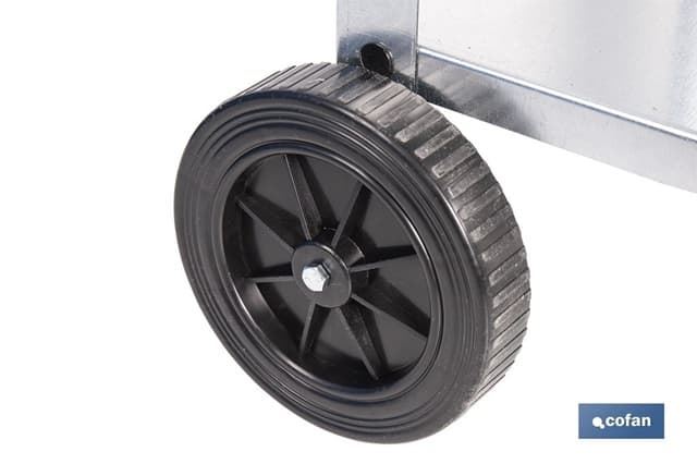 Barbacoa de carbón con ruedas | Parrilla regulable - Imagen 2