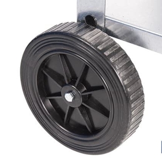 Barbacoa de carbón con ruedas | Parrilla regulable - Imagen 2