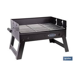 Barbacoa de carbón portátil plegable | Con parrilla cromada - Imagen 1