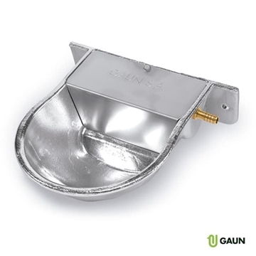 BEBEDERO CON TORNILLOS. Bebedero automático para perros y ovejas fabricado en aluminio y con tapa en acero inoxidable. - Imagen 1