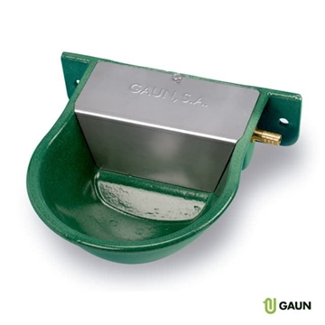 BEBEDERO CON TORNILLOS PINTADO. Bebedero automático para perros y ovejas fabricado en aluminio y con recubrimiento de pintura al horno (epoxy). - Imagen 1