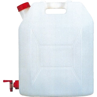 Bidón de plástico con grifo - 10 l - 24x15x36 cm - Imagen 1