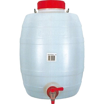 Bidón de plástico con grifo - 5 l - Ø 18x28 cm - Imagen 1