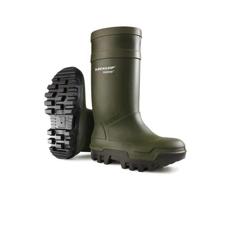 BOTA Dunlop Thermo+ Full Safety Verde Sencillamente indispensables cuando se trabaja en temperaturas extremadamente frías. TIEMPO DE ENTREGA 4/5 DIAS - Imagen 1