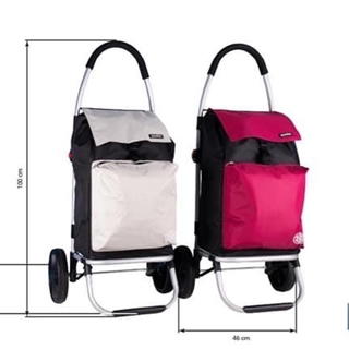 Carro de la compra plegable con 2 ruedas | Chasis de aluminio | Bolsa de 43 litros - Imagen 1