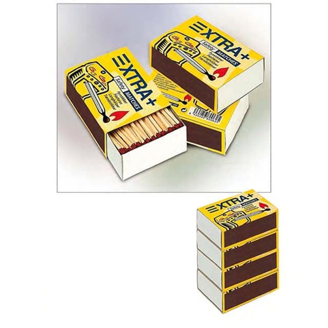 Cerillas de cocina - 5 cm - Pack 4 x 120 Uds. - Imagen 1