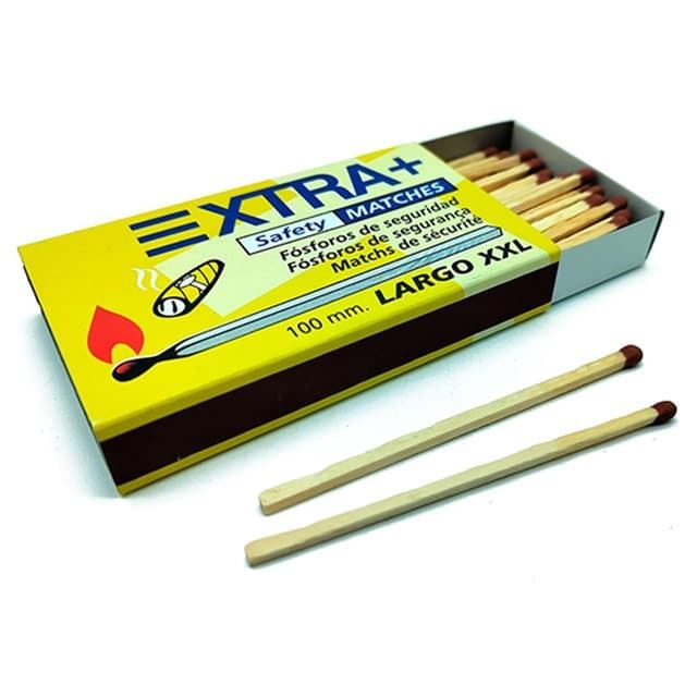 Cerillas - largas 10 cm - Imagen 1