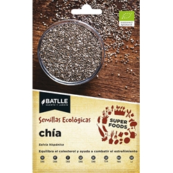 Chía Planta rústica de fácil cultivo de 1,2 a 1,5 m de altura. Produce semillas de alto poder nutricional. - Imagen 1