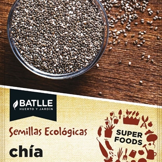 Chía Planta rústica de fácil cultivo de 1,2 a 1,5 m de altura. Produce semillas de alto poder nutricional. - Imagen 1