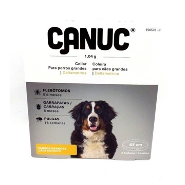 Collar Canuc Deltametrina para Perros Medianos y Grandes 2 UDS - Imagen 1