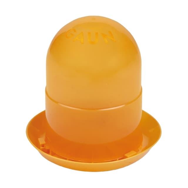 COMEDERO PARA POLLITOS 2 KG. (NARANJA) Material: Polipropileno. Dimensiones: Ø190 X 195 h - Imagen 1