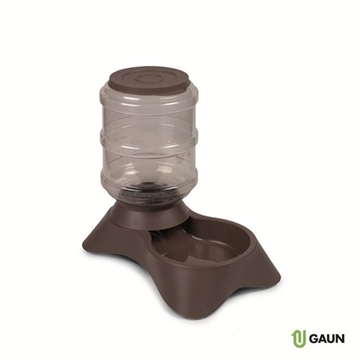 COMEDERO SNOOPY 3,8L. Comedero tipo tova elaborado con material de plástico en color marrón para la nutrición de las mascotas. - Imagen 1