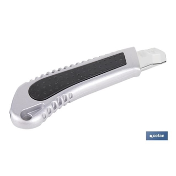 Cúter profesional de aluminio | Hoja negra SK2 | Sistema de bloqueo automático - Imagen 2