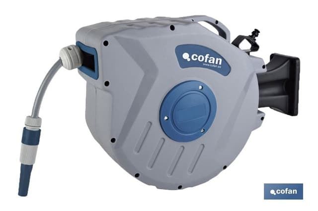 Enrollador Automático de Manguera |Para Jardín | Longitud 20 m | Diámetro 15 mm - Imagen 1