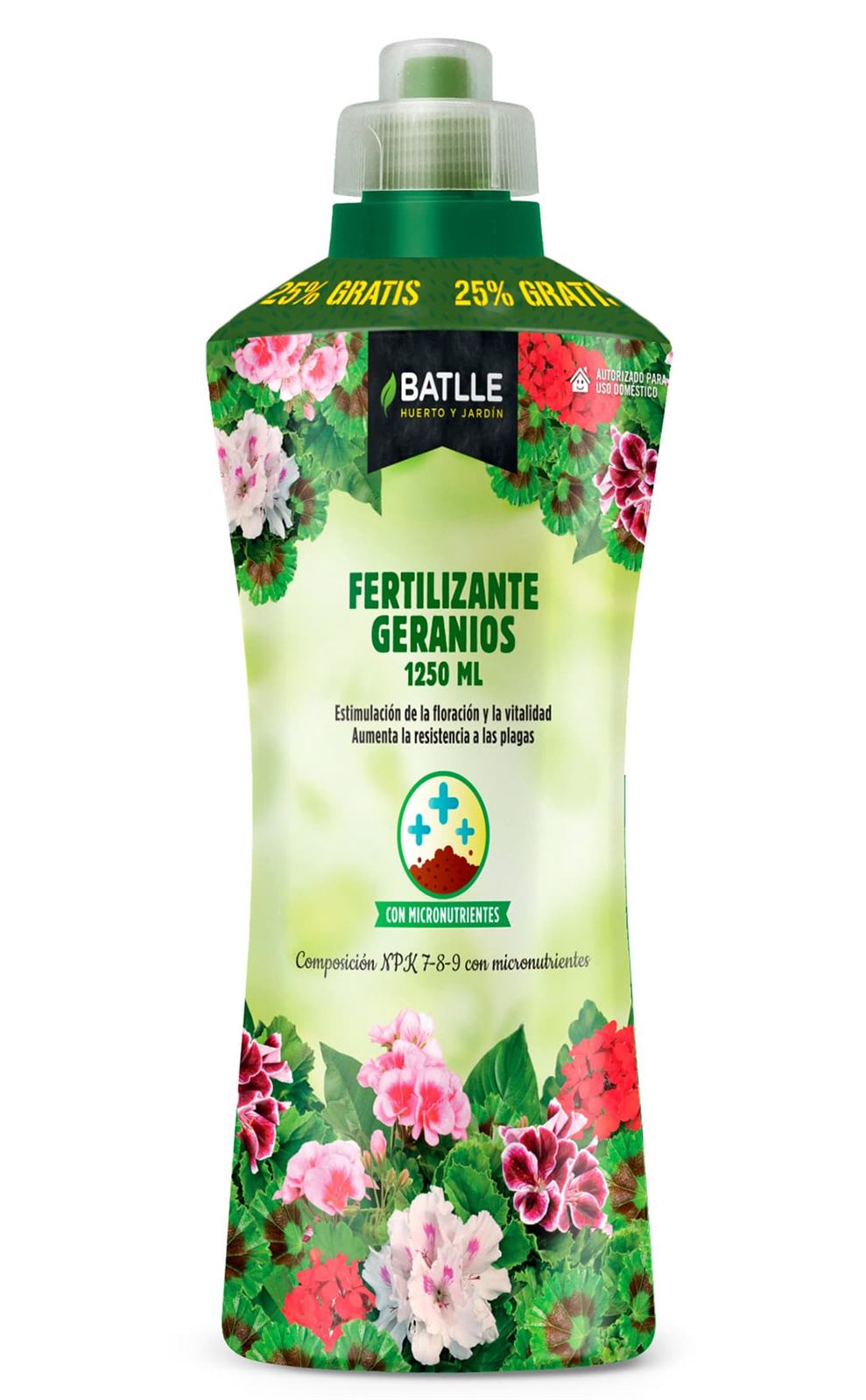 Fertilizante soluble Geranios BATLLE - Imagen 1