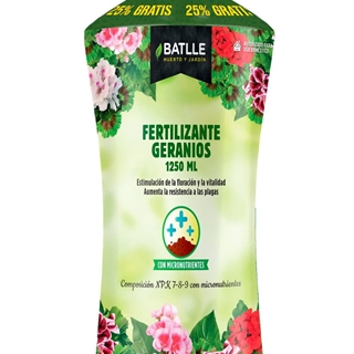 Fertilizante soluble Geranios BATLLE - Imagen 1