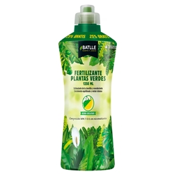 Fertilizante soluble Plantas Verdes BATLLE 1250cc - Imagen 1