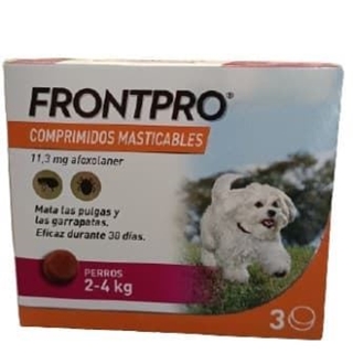 FRONTLINE FRONTPRO COMPRIMIDOS MASTICABLES ANTIPARASITARIO PARA PERROS - Imagen 1