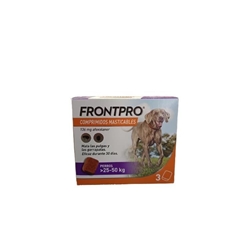 FRONTPRO PASTILLAS ANTIPARASITARIAS PARA PERROS DE 25 A 50 KG - Imagen 1
