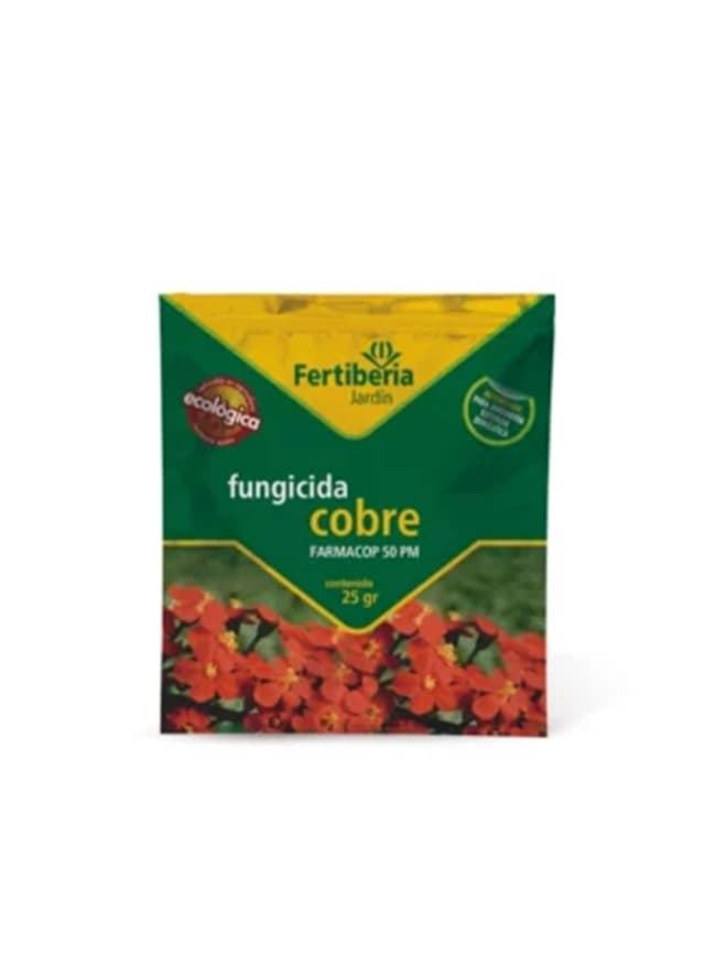 Fungicida cobre Fungicida cobre de amplio espectro y elevada persistencia para el control de numerosas enfermedades que se producen sobre las plantas: roya, mancha foliares, aguado, cribado, abolladura, bacteriosis, etc. - Imagen 1