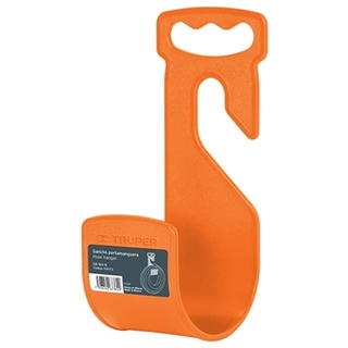 Gancho de plástico para manguera de jardín - Naranja - Imagen 1