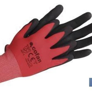 Guantes impregnados de nitrilo modelo Sandy Coating | Ideal para automoción, construcción y manipulación de aceites - Imagen 1