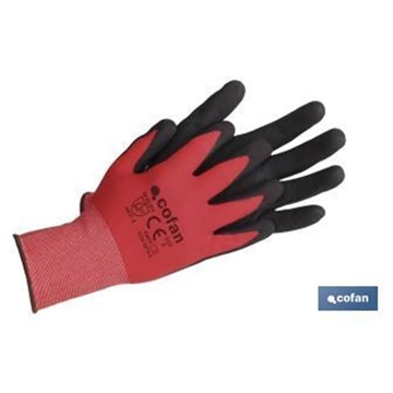 Guantes impregnados de nitrilo modelo Sandy Coating | Ideal para automoción, construcción y manipulación de aceites - Imagen 1