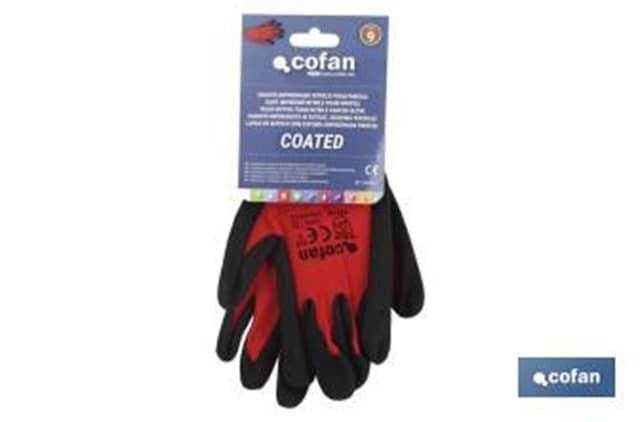 Guantes impregnados de nitrilo modelo Sandy Coating | Ideal para automoción, construcción y manipulación de aceites - Imagen 2