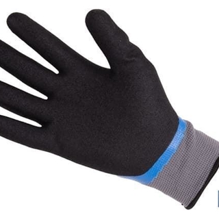 Guantes impregnados de nitrilo sandy de doble capa | Color: azul - Imagen 2