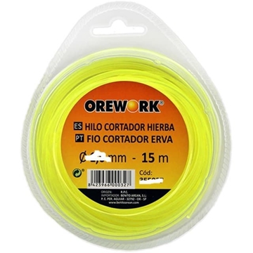 Hilo desbrozadora de corte, redondo - Ø 3 mm x 15 m - Imagen 1