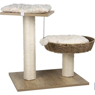 INICIO Mascotas Juguetes Rascador con Juego para Gatos | Color Beige | Medidas: 48 x 39 x 51 cm - Cofanzoom   Rascador con Juego para Gatos | Color Beige | Medidas: 48 x 39 x 51 cm - Cofan Rascador con Juego para Gatos | Color Beige | Medidas: 48 x 3 - Imagen 1