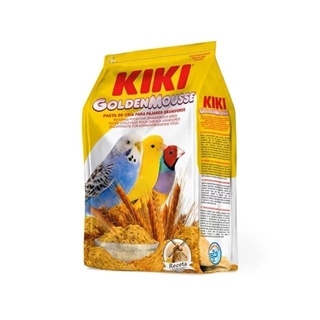 Kiki Golden Mousse - Pasta de Cría Amarilla para Pajaros Granivoros - Imagen 1