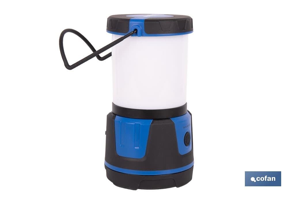 Linterna de camping COB LED 2000 lm recargable con 5 modos de luz - Imagen 1