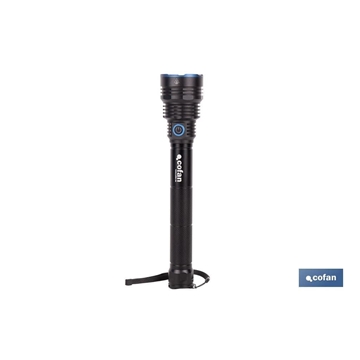 Linterna LED de alta potencia | Recargable con 6 modos de luz - Imagen 1