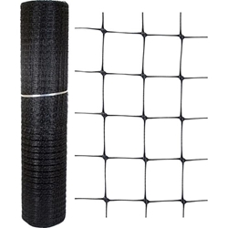 Malla avícola plástica - Negro - 25x25 mm - 1x200 m - Imagen 1