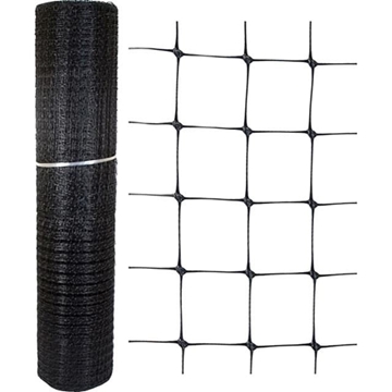Malla avícola plástica - Negro - 25x25 mm - 1x200 m - Imagen 1