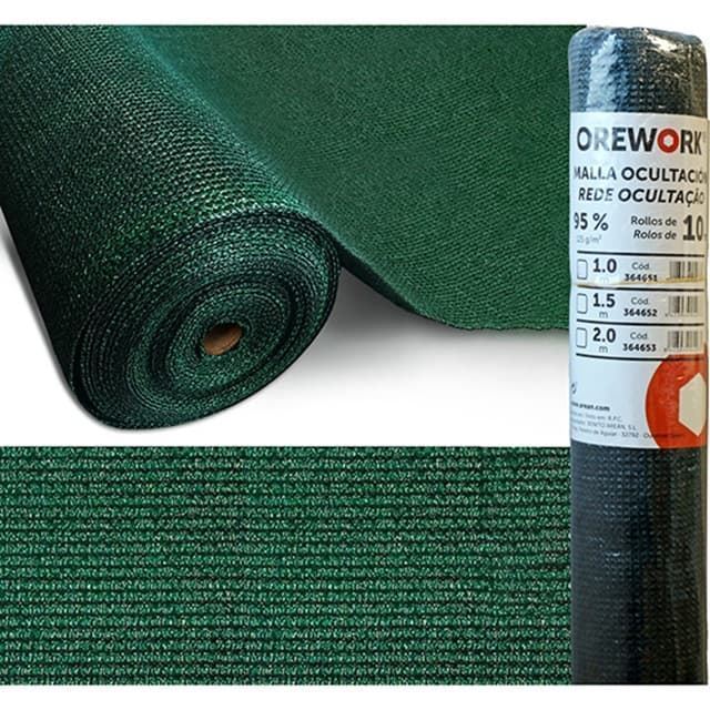 Malla de ocultación 95% - rollo 50 mtrs. Envio gratis. - Imagen 1