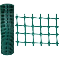 Malla plástica 300 g/m² - 12x12 mm - 1x30 m - Verde - Imagen 1