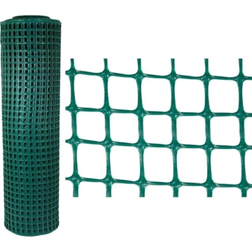 Malla plástica 300 g/m² - 20x20 mm - 1x30 m - Verde - Imagen 1