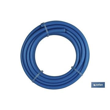 Manguera  3 capas tricotadas | Fabricada en PVC | Color Azul, modelo thunder - Imagen 2