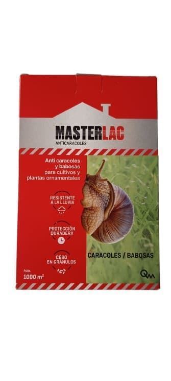 MASTERLAC Anticaracoles 500gr. Metaldehído 2,5% – Eficacia rápida – Resistente a la lluvia. - Imagen 2