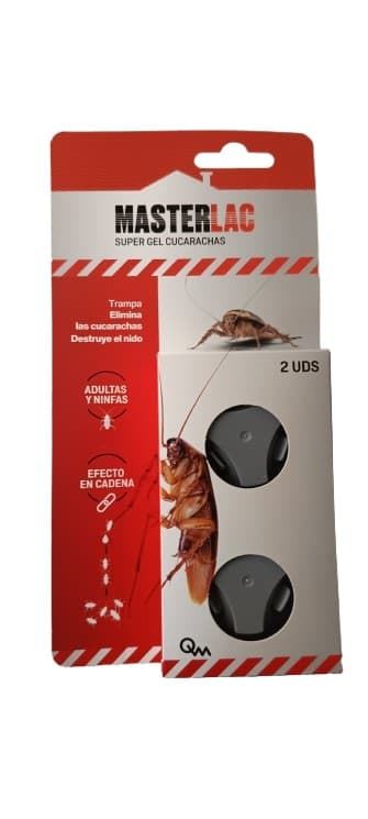 Masterlac Super Gel Trampa Cucarachas 2 X 1,4gr. - Imagen 1